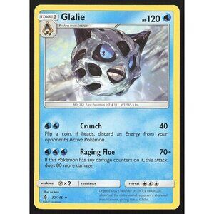 Glalie  32/145 Guardians Rising Regular Uncommon Pokemon MP
